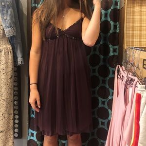 Purple/ maroon dress